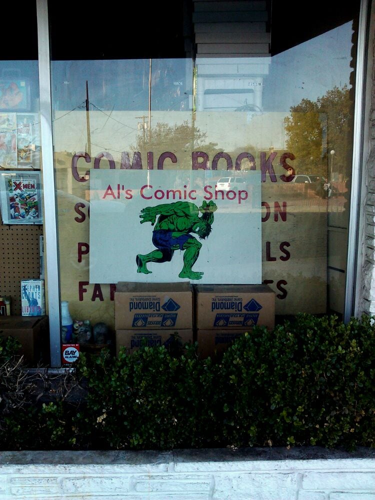 Al's Comic Shop interior